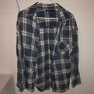 Brandy Melville Distressed Flannel